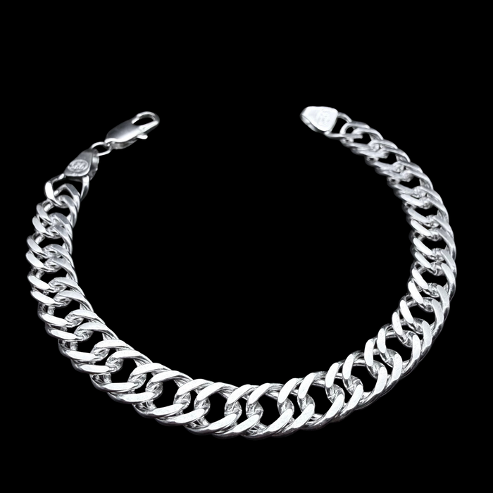 Pulsera Triple Grumet - 9mm – Silver Ice 01