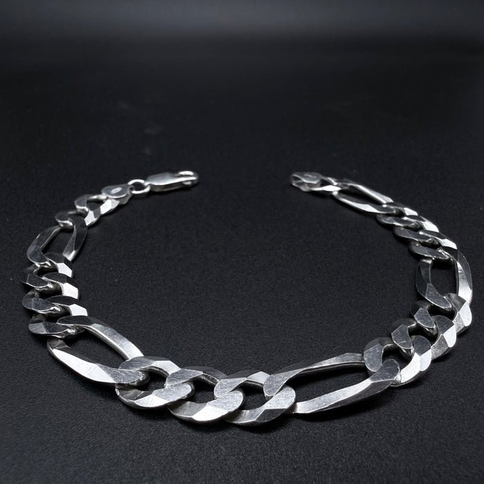 Pulsera Fígaro 10mm - Plata 925 Italy – Silver Ice 02