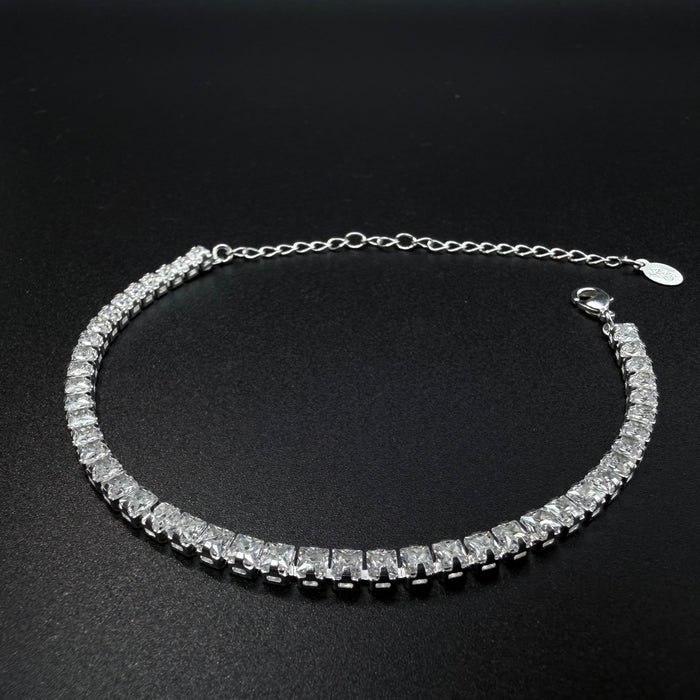 Pulsera Tennis Ajustable Plata 925 - 3,8 mm