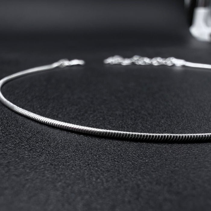 Pulsera Snake Chain 1mm - Plata 925 Italy – Silver Ice 01