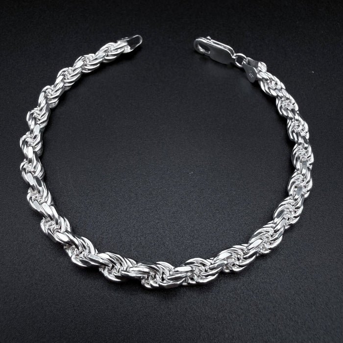 Pulsera Turbillón 5.5 mm - Plata 925 Italy – Silver Ice 01
