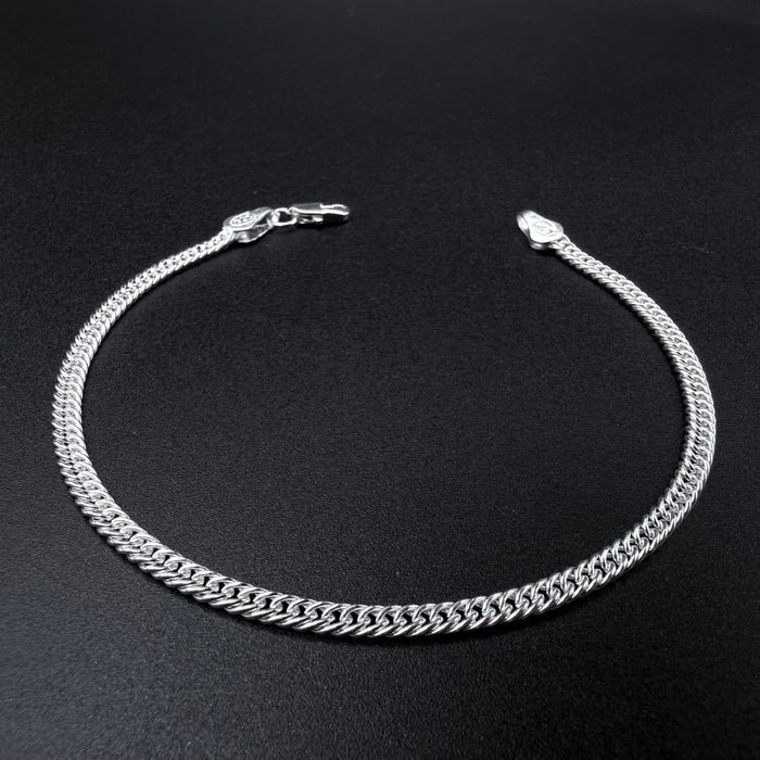 Pulsera Triple Grumet Plata 925 - 3mm – Silver Ice 01