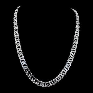 Cadena Triple Grumet Plata 925 - 9mm