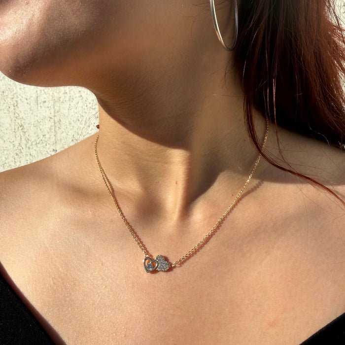 Cadena Lazos de Amor - Oro Goldfilled Rosa – Silver Ice 02