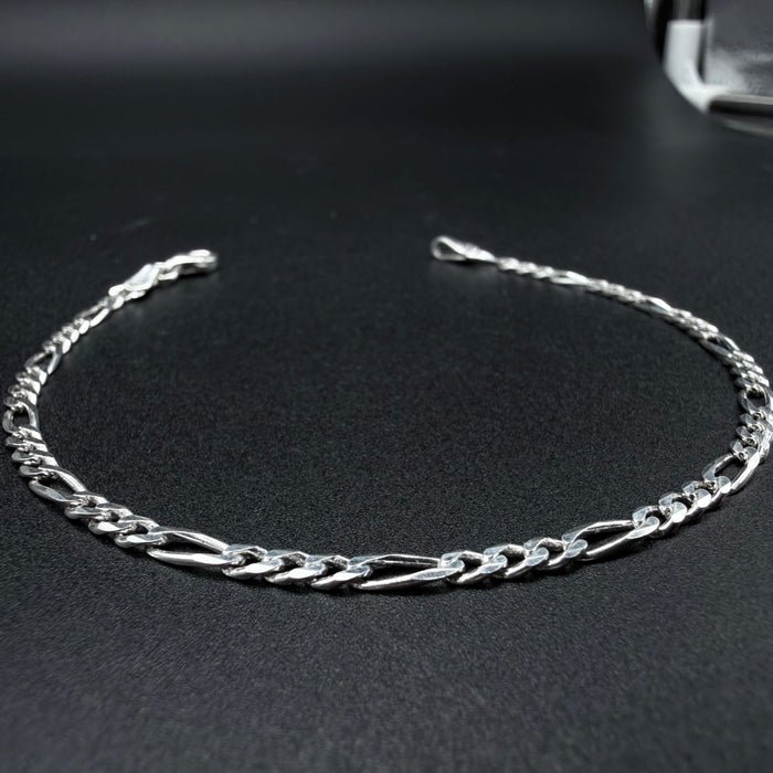 Pulsera Fígaro 3mm - Plata 925 Italy – Silver Ice 02