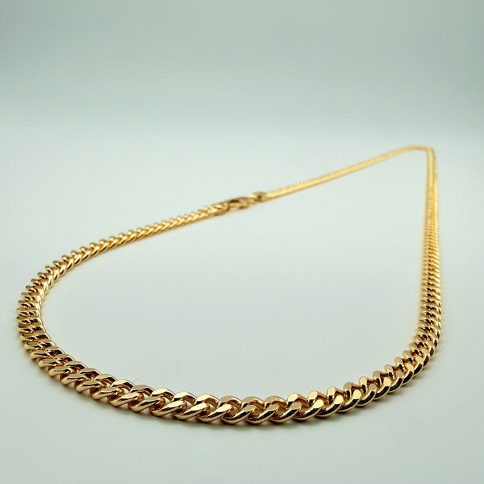 Cadena Cubana Oro – 4mm – Silver Ice 02