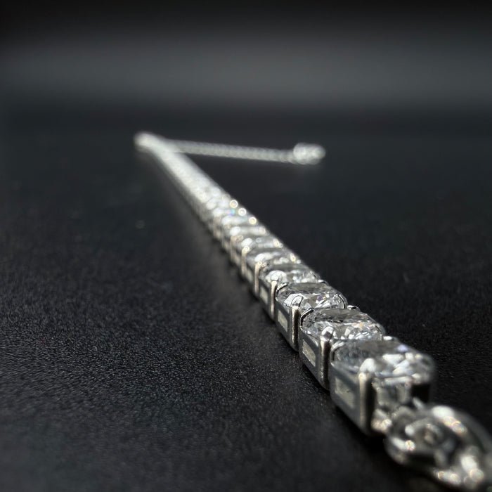 Pulsera Tennis Ajustable Plata 925 - 4,2mm