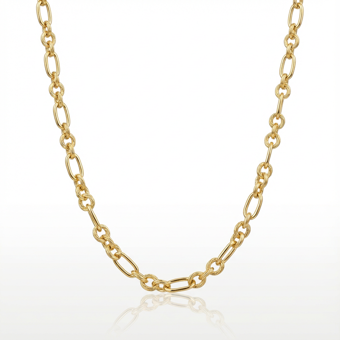 Cadena Rolo Satinada Oro – Silver Ice 01