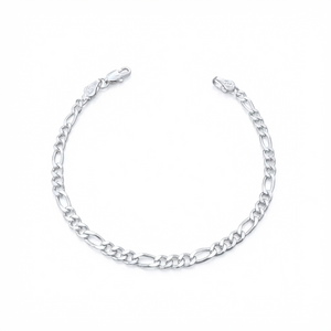 Pulsera Fígaro Plata 925 - 4mm