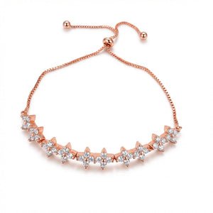Pulsera Jardín Dorado - Oro Goldfilled Rosa
