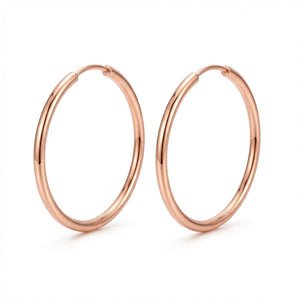 Aros Minimal - Oro Goldfilled Rosa