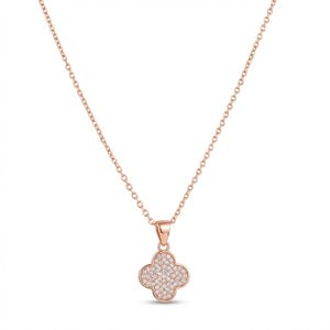 Cadena Van Cleef Bloom- Oro Goldfilled Rosa