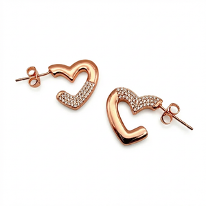 Aros Dulce Corazón - Oro Goldfilled Rosa