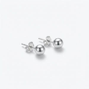 Aros Perla de Plata- Plata 925