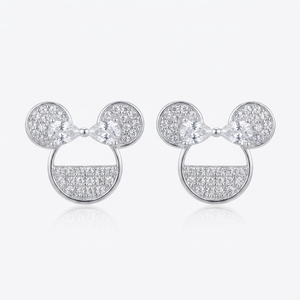 Aros Minnie Plata 925