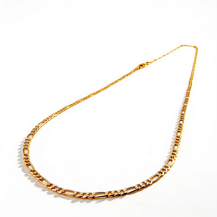 Cadena Fígaro Oro Goldfilled Rosa- 2.5mm